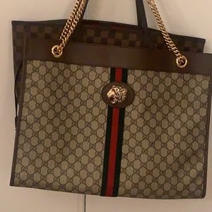 Gucci Rajah web tote
